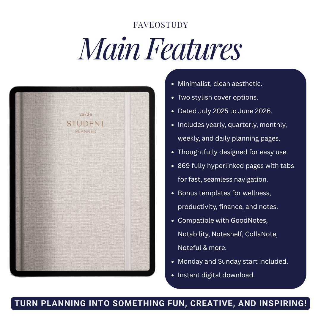 The Ultimate Student Planner (2025-2026)